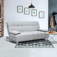 thumbnail image 4 of Sofá Cama Moderno Minimalista Futón plegable Color Gris, 4 of 6