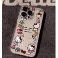 thumbnail image 7 of Sanrio Kuromi Hello Kitty Phone Case For iPhone 17 16 15 14 13 12 Transparent Cover, 7 of 7