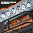 thumbnail image 6 of Mockins 20 Cu Ft. Orange Waterproof Roof Top Cargo Bag  (53"x40"x17") with Roof Pad, Straps, Hooks, Lock & Carry Bag, 6 of 9