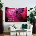 thumbnail image 3 of Tapestry Lil Peep Bedroom Aesthetics Lil Peep Pink Tapestry Wall Hanging for Bedroom Pop Art Home Decor for Living Room Dorm Decor Curtain Balcony Partition, 3 of 5