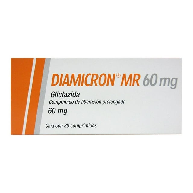 Diamicron MR 60 mg 30 comprimidos de liberación prolongada