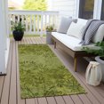 thumbnail image 6 of Addison Rugs Chantille Indoor/Outdoor Transitional Floral Olive Washable Runner Rug, 2'3" x 7'6", 6 of 6