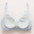thumbnail image 6 of Womens Everyday Bras, Women's Seamless Wireless Supportive Bra Push Up Comfort Soft No Underwire Full Coverage Deep V T-Shirt Bra M-2XL, 6 of 8