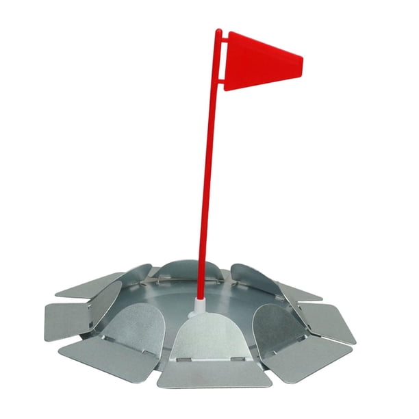 Copa de práctica de golf para putting, asta de bandera para practicar golf en el patio trasero Bandera roja