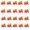 E, variant on Homerr Christmas Cake Decorations Cake Toppers 20Pcs Christmas Cake Toppers Food Grade Bright Color Reusable Compact Xmas Themed Decoration