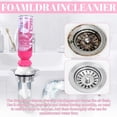 thumbnail image 2 of Foam Drain Cleaner - Kitchen Sink, Shower Drain and Bathtub Cleaner and Deodorant, Monthly Maintenance to Prevent Clogging. (1 Piece, Coral Pink), 2 of 4