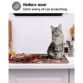 thumbnail image 6 of Large Induction Cooktop Protector Mat Cardinal Bird Stove Top Covers for Electric Stove, Poinsettia Pine Cones Berry Flowers Red Plaid Decorative Stove Burner Cover Mats, Glass Top Stove Cover, 6 of 7