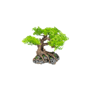 Komodo Bonsai Tree, Artificial Green Aquarium Decor Plant