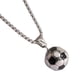 thumbnail image 4 of Collar de fútbol de acero inoxidable 304 de titanio con personalidad europea y americana para hombre creativo, 4 of 6