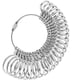thumbnail image 1 of Medidor de anillos - Medidores de dedo Herramienta de anillo de medición 27 piezas Tamaño 1-13 con medio tamaño, 1 of 8