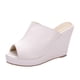 thumbnail image 4 of Zapatillas con cuña para mujer, zapatillas para exteriores para mujer, cadena de perlas, suela blanda Wmkox8yii  ytu11202, 4 of 9