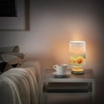 thumbnail image 6 of Spring Sunflower Bedside Table Lamp LED Warm Lights with USB Charging Port Retro Cylinder Desk Lamps for Bedroom Living Room Office Coffee Bar Decoration, 6 of 7
