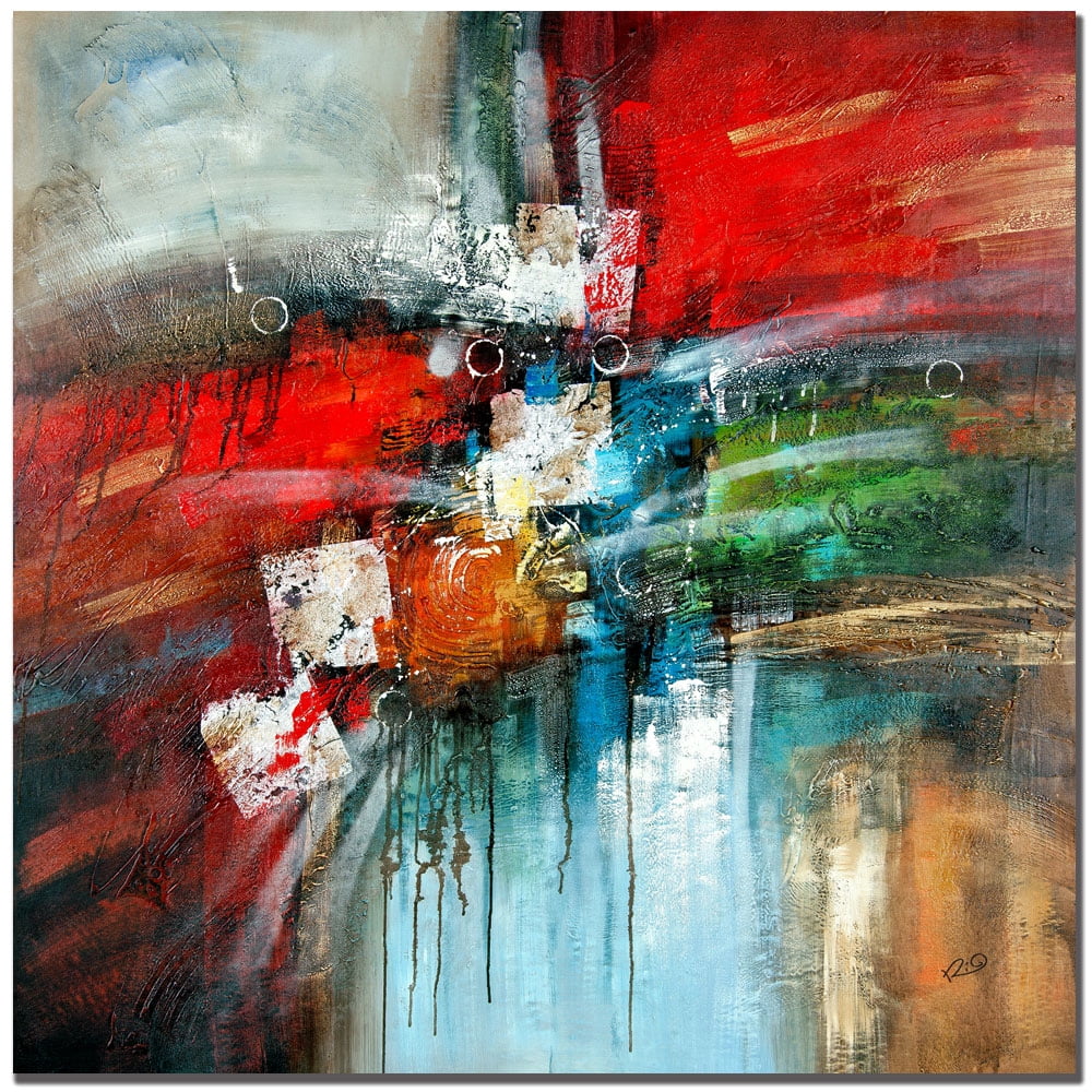 Trademark Fine Art "Cube Abstract IV" Canvas Art by Rio