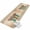 Brown, variant on Front Door Mat 15.7"x23.6", Watercolor Floral Non Slip Backing & Low Profile Doormats, Absorbent Muddy Dirt Trapper Door Mats for Front Back Door All-Weather Spring Flowers Bouquet Vases Wooden Beige