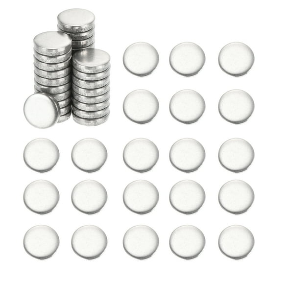 Uxcell 30Pcs Stainless Steel Blank Stamping Tag Engraved Stainless Steel,1.8x8mm