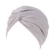 thumbnail image 5 of Sonducket Turbante musulmán Hijabs Gorras Frente Sombrero Plisado Pacientes de quimioterapia Sombreros Type3 NO3, 5 of 6