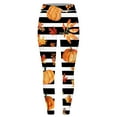 thumbnail image 3 of DDAPJ pyju Women's Halloween Pumpkin Leggings Novelty Holiday Tights Buttery Soft High Waisted Yoga Pants 4 Way Stretch Workout Bottoms Lightweight Casual Milk Silk Legging on Sale Multicolor#1 XXL, 3 of 4