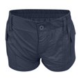 thumbnail image 4 of Blue Womens Pants Women's Cargo Shorts Elastic Waist Pockets Summer Casual Shorts Y2k Shorts Shorts for Women Sweatpants Womens Fashion, 4 of 6