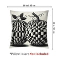 thumbnail image 4 of nygtbtfer Hello Pumpkin Throw Pillow Covers Autumn Fall Decor Black Buffalo Plaid Check Pumpkin Pillow Case Farmhouse Decorative Couch Covers for Sofa/Couch/Porch White, 4 of 7