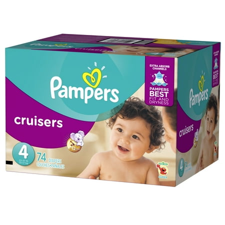 Pampers Cruisers Diapers Size 4 74 count