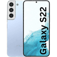 thumbnail image 1 of Refurbished Samsung Galaxy S22 5G - 256GB – Sky Blue – 50MP Triple Rear & 10MP Front Camera - Fully Unlocked Smartphone - Fair Condition, 1 of 7