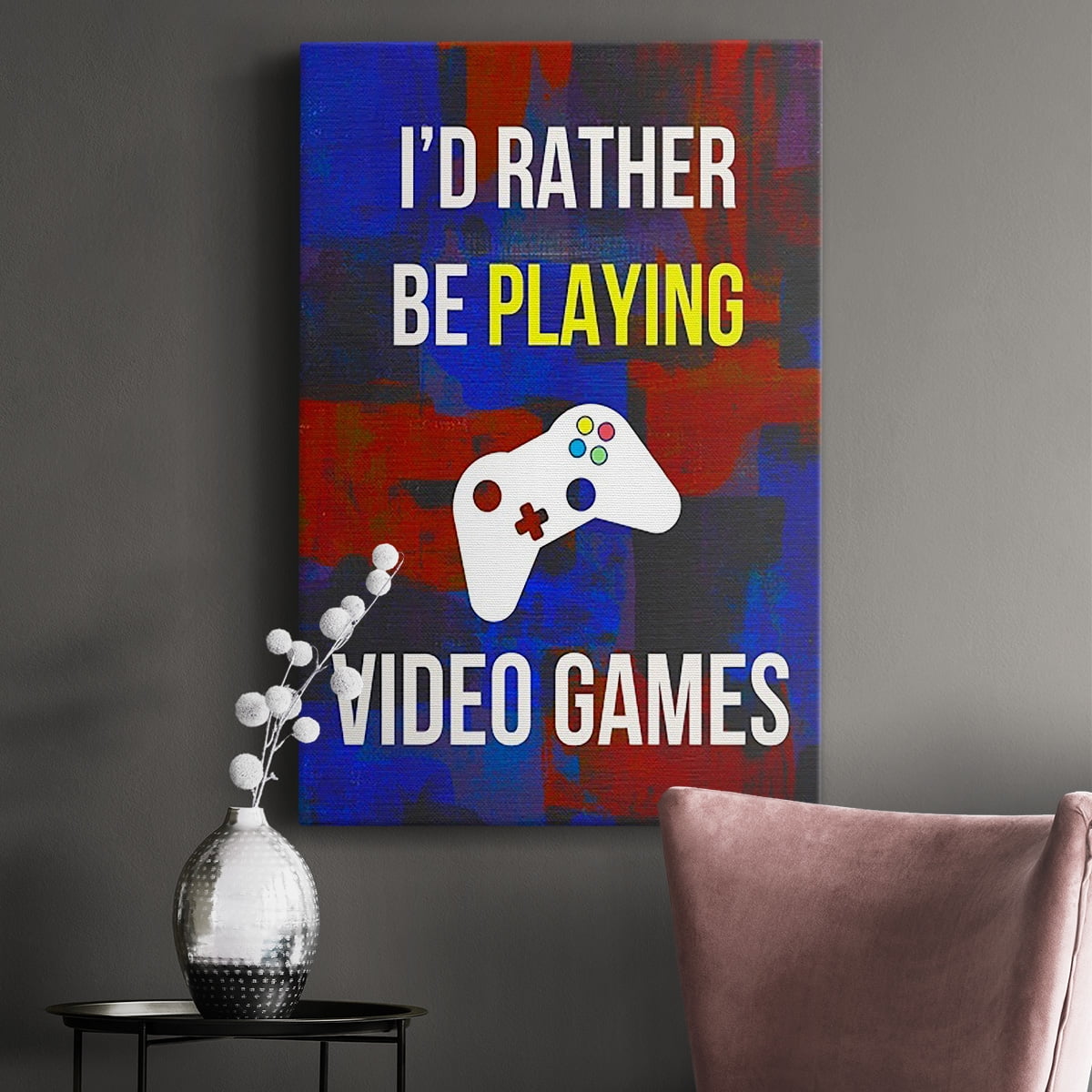 Gamer at Play III Premium Gallery Wrapped Canvas - Ready to Hang