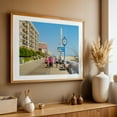 thumbnail image 4 of The Ocean City Boardwalk - Ocean City Maryland Photography Boardwalk Seaside Beach Ocean Summer Coastal Travel Poster Oak Framed Wall Art Print 20 x 30 inches, 4 of 6