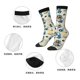 thumbnail image 5 of Balery Animals Driving Police Car Calcetas Largas con Estampado para Hombre y Mujer – Suaves y Transpirables, Talla Única (US 5-11), 5 of 6