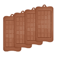 thumbnail image 1 of Moldes para chocolate, juego de 4 paquetes de moldes para barras energéticas y proteínas de silicona antiadherentes de calidad alimentaria, 1 of 5