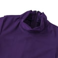 thumbnail image 6 of Rswnyirn Kids Girls Boys One Piece Gymnastics Full Body Bodysuit Long Sleeve Ballet Dance Jumpsuit Purple 9-10, 6 of 7