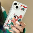 thumbnail image 2 of Glitter Christmas Case for iPhone 15, Cute Merry Christmas Liquid Flowing Moving Xmas Gift Santa Tree Snowman Pattern Bling Sparkle Slim Women Girls Protective Case for iPhone 15 6.1" (Clear), 2 of 4