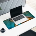 thumbnail image 5 of Large Mouse Pad, Desk Mat for Desktop Gaming Desk Pad, Sea Turtle Sky Desk Accessories Keyboard Mousepad, Home & Office Decor 31.3"x11.8", 5 of 6
