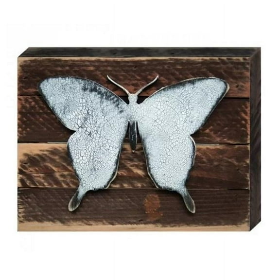 Designocracy 98413-12 Butterfly Art on Board Wall Decor