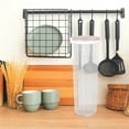 thumbnail image 6 of LHNFT Clear Plastic Tall Food Storage Spaghetti Noodle Pasta Container with Locking Lid Round Transparent Storage Container Airtight Spaghetti Noodle Holder Rectangular Chopstick Storage Box, 6 of 6