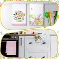 thumbnail image 4 of luyaa 4 Pcs Pink Floral Kitchen Towels Pink and White Flower Hand Dish Towels Butterfly Dishcloths Sets Fast Drying Absorbent Housewarming Gift for Cooking Kitchen Bathroom Decor, 4 of 6