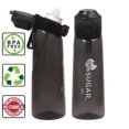 thumbnail image 3 of Sports Air Flavor pods Water Bottle Set, 650ML Fruit Scent Up Drink Bottle with 5 Flavor Pods, BPA Free%0 Sugar Sports Water Cup Transparent Powder +5 Rings, 3 of 5