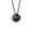 Black, variant on Stainless Steel Vintage Dice Mens Pendant with Chain Punk Biker Necklace for Lucky Wedding Black