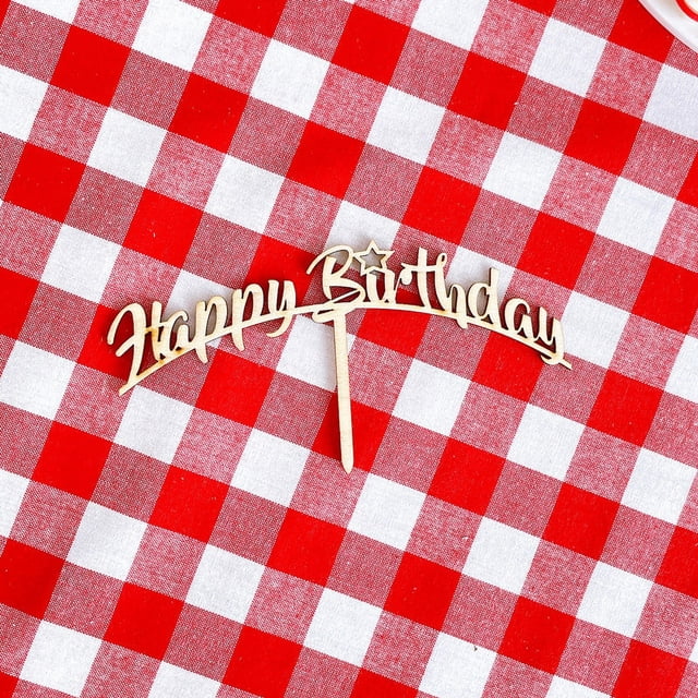 Decoración de tartas de estilo coreano, mesa de postres para fiestas, tarta de cumpleaños, tarjeta de inserción para tartas