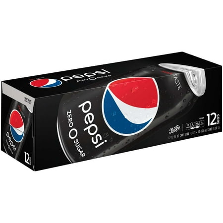 Pepsi Zero Sugar, 12 Pack 12 fl. oz. Cans