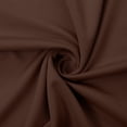 thumbnail image 4 of HLKJKLS Long Sleeve Shirts For Women Solid Crew Neck Long Sleeve Slim Fit Finger Button Tee Polyester Cotton Blend Brown S-L, 4 of 6