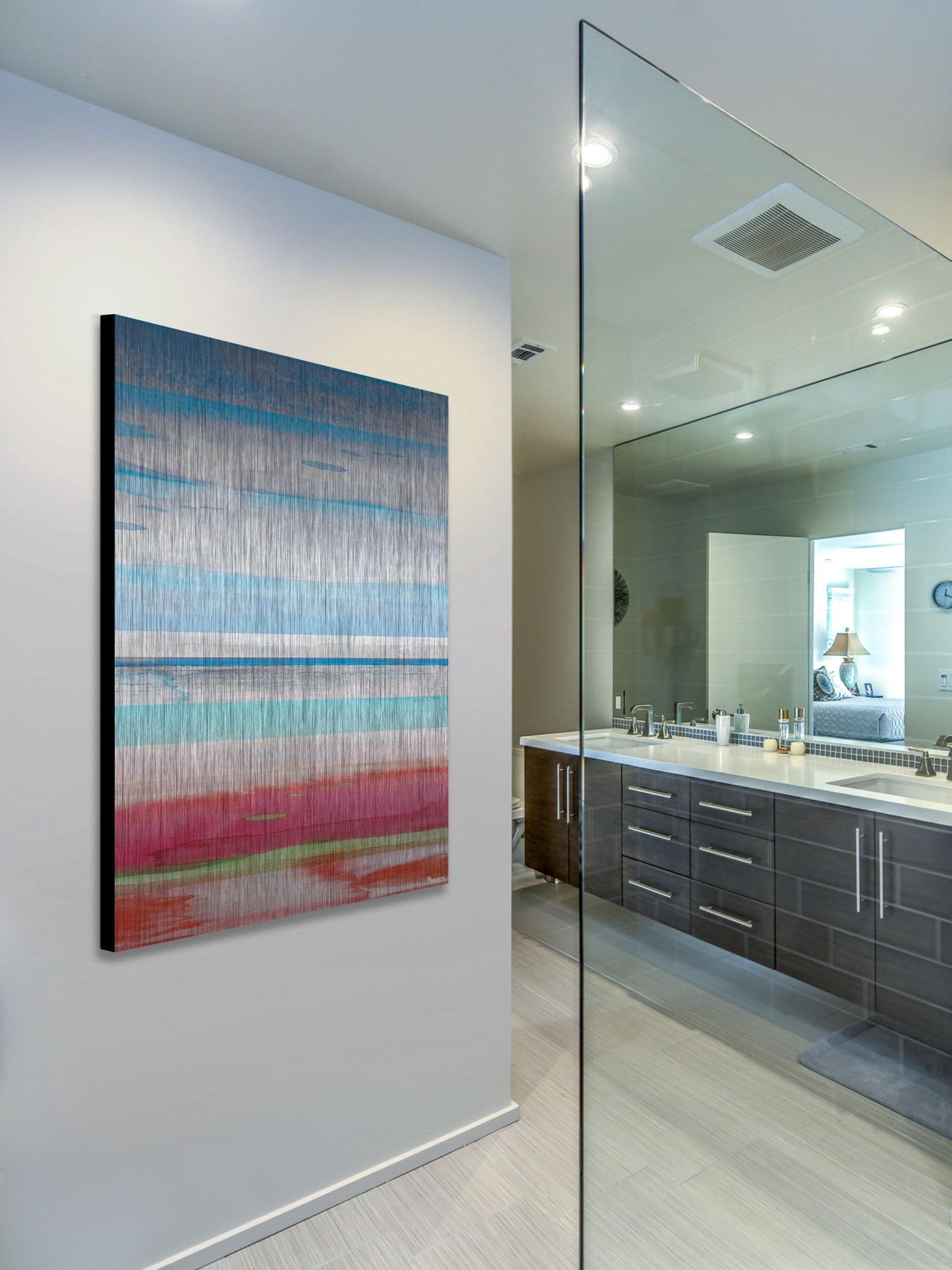 Parvez Taj "Dhermi" Print on Brushed Aluminum