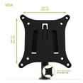 thumbnail image 4 of Soporte de escritorio Kanto DMS1000 para pantallas de 17 a 32 pulgadas, negro, 4 of 9