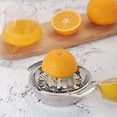 thumbnail image 4 of Juice Squeezer Manual Stainless Steel Stainless Steel Lemon Squeezer Juicer with Bowl Container for Oranges Lemons Fruit Home Made Juice Stainless Steel Fruit Juicer Squeezer, 4 of 9