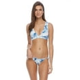 thumbnail image 6 of Body Glove BLUE TIE-DYE Cloud Rumor Deep V Bikini Swim Top, US Large, 6 of 12