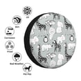 thumbnail image 5 of Easygdp African Animals Automobile Tire Dust Cover, 14-17in Spare Tire Cover Universal Fit for Trailer, Car, Truck, SUV, Jeep - 16 inch, 5 of 9