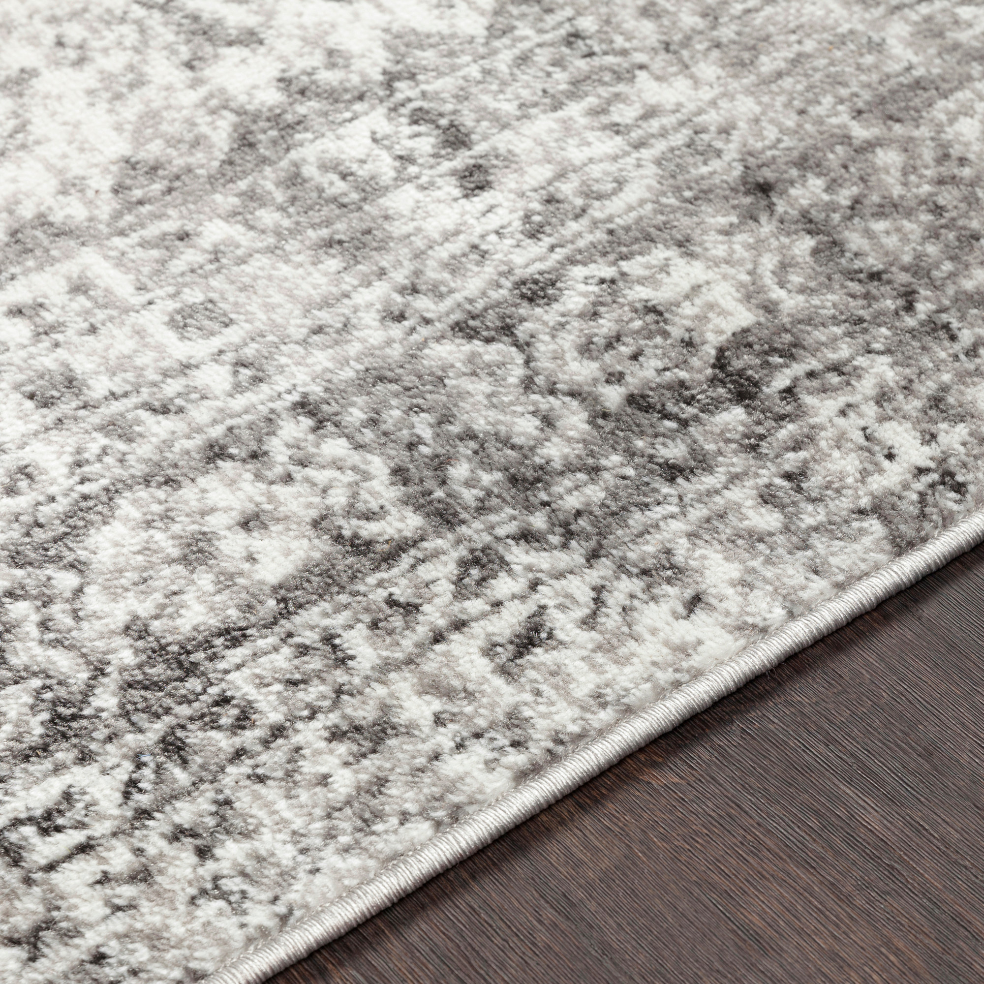 Artistic Weavers  Charcoal 2'6" x 12' Traditional Runner Area Rug