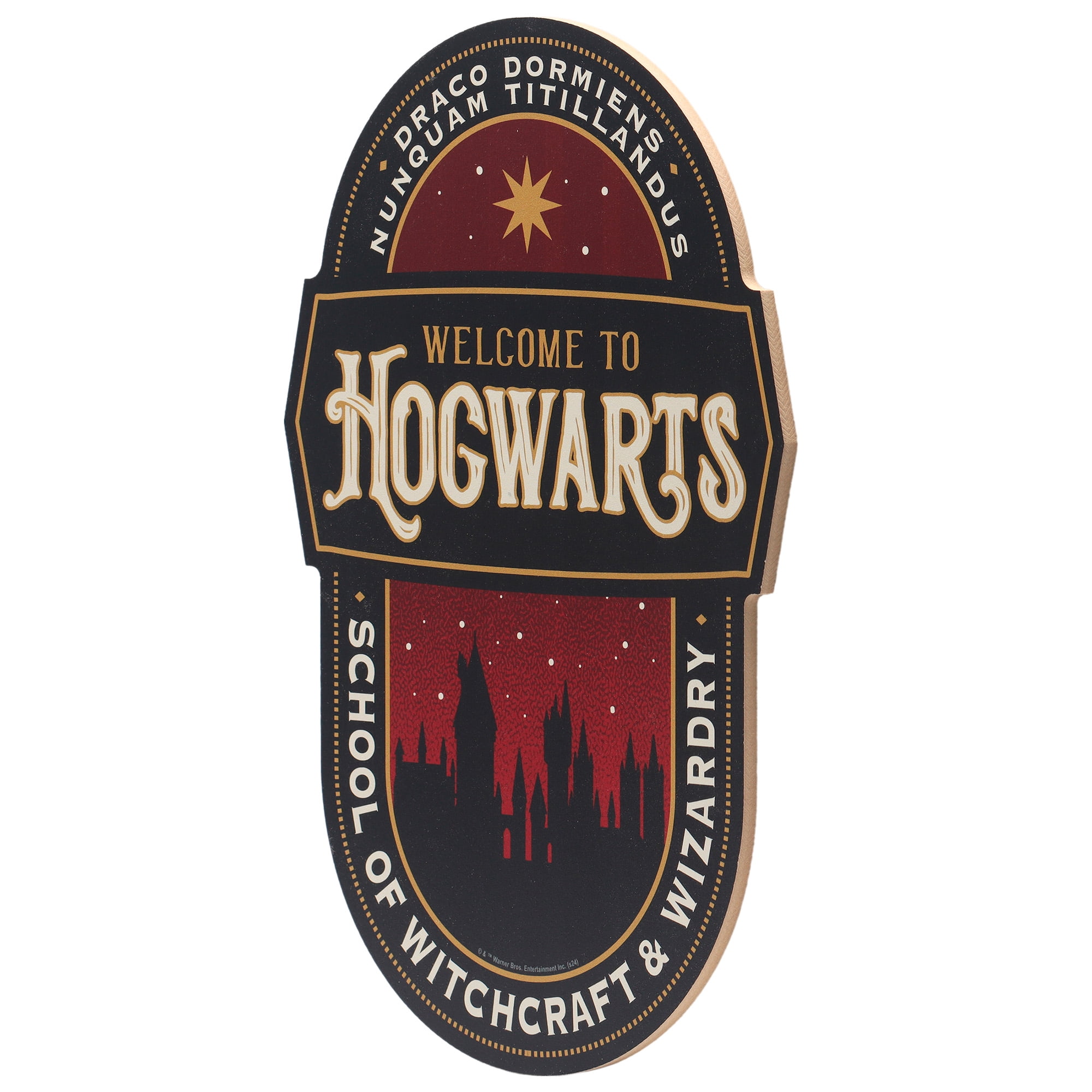 Hogwarts Wood Wall Art