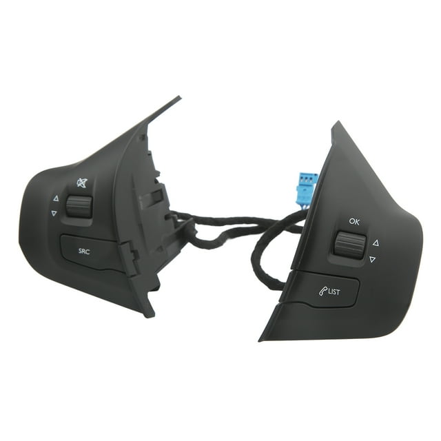 Bouton de Commande du Volant, Haute Performance Professionnel Installation Simple ABS Commutateur de Volant de Voiture Pratique pour la Mise à Niveau
