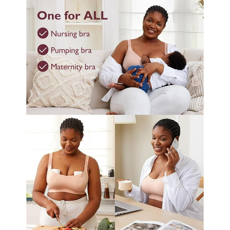 Momcozy S12 Pro Pumping & Nursing Bra, 3-in-1 Maternity - Walmart.com