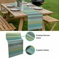 thumbnail image 5 of Teal Black Boho Table Runner - 120 Inch Long, Kitchen Dining Table Runner Dresser Scarves, Vintage Ethnic Tribe Abstract Art Farmhouse Decor for Coffee Tables Wedding Party Banquet, 5 of 8